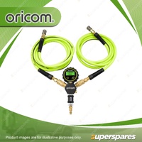 Oricom Twin Tyre Inflator / Deflator Kit - Digital Gauge Display MTDI2