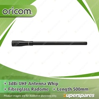 Oricom 3dBi Fibreglass Antenna Whip - Include Radome Grub Screw & Hex Key ANT913