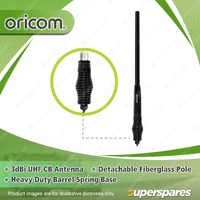 Oricom 3dBi 640mm UHF CB Antenna - with Detachable Fiberglass Pole ANU916