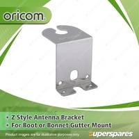 Oricom Z Style Antenna Bracket - for Boot or Bonnet Mount Stainless Steel BR100