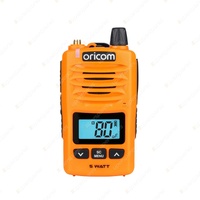 Oricom 5 Watt Orange Handheld UHF CB Radio - 80 Channels IP67 Rating DTX600OR