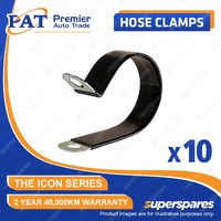PAT ICON Series Hose Clamps - Rubber Insulated P Clamp 3mm Pack of 10