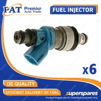 6 Pcs PAT Fuel Injectors for Toyota Avalon Camry MCV20R MCV36R Mark II Vienta