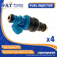 4 Pcs PAT Fuel Injectors for Mitsubishi Magna TR TS 2.6L 4G54 04/1991-12/1996