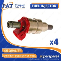 4 Pcs PAT Fuel Injectors for Nissan Bluebird Pintara U12 2.0L 2.4L CA20E KA24E
