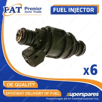 6 Pcs PAT Fuel Injectors for Land Rover Freelander Series 1 2.5L KV6 2000-2006