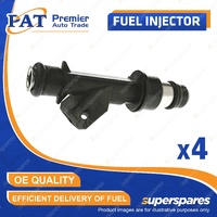 4 Pcs PAT Fuel Injectors for Holden Barina XC CD SXI 1.4L Hatchback 2001-2005