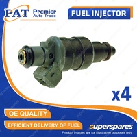 4 Pcs PAT Fuel Injectors for Jeep Cherokee Grand Cherokee XJ Wrangler 2.5L EPE