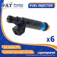 6 Pcs PAT Fuel Injectors for Holden Calais Caprice Monaro One Tonner Statesman