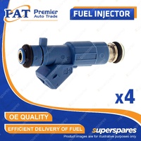 4 Pcs PAT Fuel Injectors for Hyundai Accent Excel X3 1.5L G4FK I4 16V 1997-2000