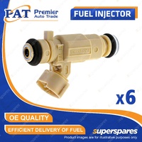 6 Pcs PAT Fuel Injectors for Kia Carnival VQ Grand Carnival VQ Magentis MG 2.7L