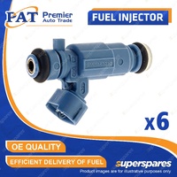 6 Pcs PAT Fuel Injectors for Kia Sorento BL 3.5L G6CU 11/2002-04/2006