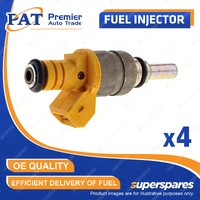 4 Pcs PAT Fuel Injectors for Kia Rio BC 1.5L A5D 4Cyl 05/2000-06/2005
