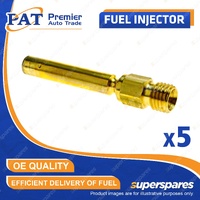 5 Pcs PAT Fuel Injectors for Audi 5+5 2.2L 5Cyl WE 01/1980-07/1984