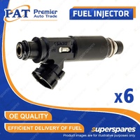 6 Pcs PAT Fuel Injectors for Mitsubishi Pajero NP 3.8L 6G75 V6 24V 2003-2006