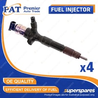 4 Pcs PAT Fuel Injectors for Toyota Hiace Regius Ace KDH 200 205 220 222 225 227