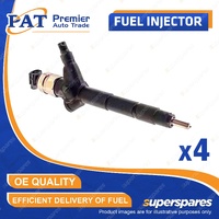 4 Pcs PAT Fuel Injectors for Nissan Navara D22 2.5L YD25DDT I4 16V 2002-2015