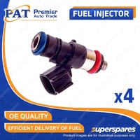 4 Pcs PAT Fuel Injectors for Mercedes Benz SLK200 Kompressor R171 1.8L 04-11
