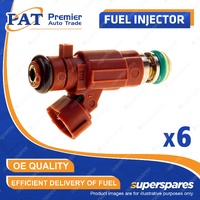 6 Pcs PAT Fuel Injectors for Nissan Cefiro A33 Teana J31 2.0L 2.3L VQ20DE VQ23DE