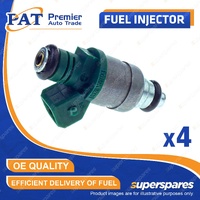 4 Pcs PAT Fuel Injectors for Volkswagen Golf Mk 1 Mk 4 Bora 1.6L 2.0L