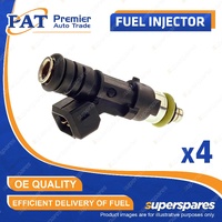 4 Pcs PAT Fuel Injectors for Ford Focus LV Fiesta WP WQ WS 1.4L 1.6L 98-11