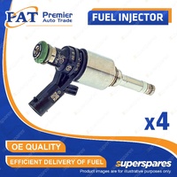 4 Pcs PAT Fuel Injectors for Audi A3 8L A4 B8 1.8L BYT BZB CDAA CDHB CABB