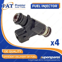 4 Pcs PAT Short Fuel Injectors for Great Wall V240 X240 2.4L 4G69S4N 2009-2023