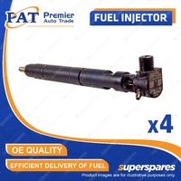 4 Pcs PAT Fuel Injectors for Hyundai H1 iLoad iMax TQ 2.5L D4CB I4 16V 2007-2021