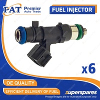 6 Pcs PAT Fuel Injectors for Chrysler 300C 300 Sebring 2.7L 3.5L EGG EER