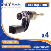 4 x Fuel Injectors for VW Golf Mk VI Jetta Passat 3C Polo Scirocco Tiguan Touran
