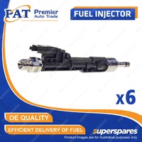 6 Pcs PAT Fuel Injectors for BMW Active Hybrid 3 F30 335i F30 F34 435i F32 F33