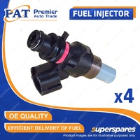 4 Pcs PAT Fuel Injectors for Subaru Exiga Y10 Forester S12 Impreza G12 2.0L