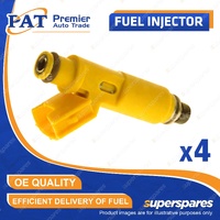 4 Pcs PAT Fuel Injectors for Toyota Avensis ACM20 Rav 4 Vanguard ACA20 ACA21