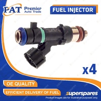 4 Pcs PAT Fuel Injectors for Nissan Elgrand E52 Murano Z51 X-Trail T31 2.5L