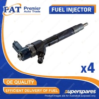 4 Pcs PAT Fuel Injectors for Kia Cerato LD 1.6L D4FB I4 16V DOHC 2006-2009
