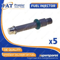5 Pcs PAT Fuel Injectors for Audi 80 B4 90 B3 100 C3 C4 200 C3 A6 C4 2.3L