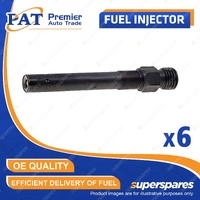 6 Pcs PAT Fuel Injectors for Porsche 911 964 3.0L M30.69 03/1991-08/1992