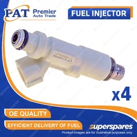 4 Pcs PAT Fuel Injectors for Toyota Altezza SXE10 2.0L 3S-GE 10/1998-07/2005