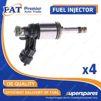 4 Pcs Fuel Injectors for Land Rover Range Rover Evoque L538 Discovery Sport LC
