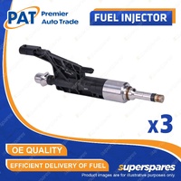 3 Pcs PAT Fuel Injectors for Mini F57 Cooper S F60 Countryman 1.5L 15-19