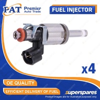 4 Pcs PAT Fuel Injectors for Mazda 3 Axela BL BM BN CX-3 DK CX-5 KE KF MX5 ND