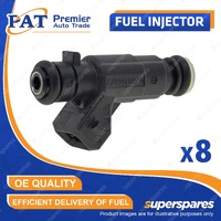 8 Pcs PAT Fuel Injectors for Mercedes Benz ML-Class W163 W164 S-Class W220 SL500