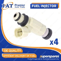 4 Pcs Fuel Injectors for Mitsubishi Lancer CH Outlander ZE Pajero IO QA Airtrek