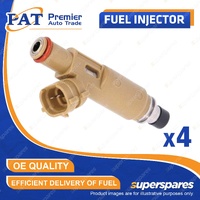 4 Pcs PAT Fuel Injectors for Toyota Caldina Camry SV40 SV41 SXV20 SXV25 Carina