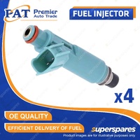 4 Pcs PAT Fuel Injectors for Toyota Harrier Ipsum ACM26R Previa Tarago ACR30R