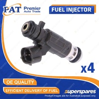 4 Pcs PAT Fuel Injectors for Subaru Forester SG Impreza GG Legacy Liberty BL BP