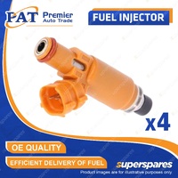 4 Pcs PAT Fuel Injectors for Subaru Forester C/20 S/20 T/25 SF S10 2.0L 2.5L