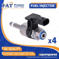 4 Pcs PAT Fuel Injectors for Skoda Fabia Roomster 5J Yeti 5L Rapid NH 1.2L CBZB