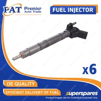 6 Pcs PAT Fuel Injectors for Audi A6 Allroad C7 A7 4G SQ5 8R 3.0L CGQB 2013-2015