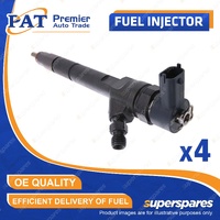 4 Pcs PAT Fuel Injectors for Renault Master X62 2.3L M9T M9TD 2011-On